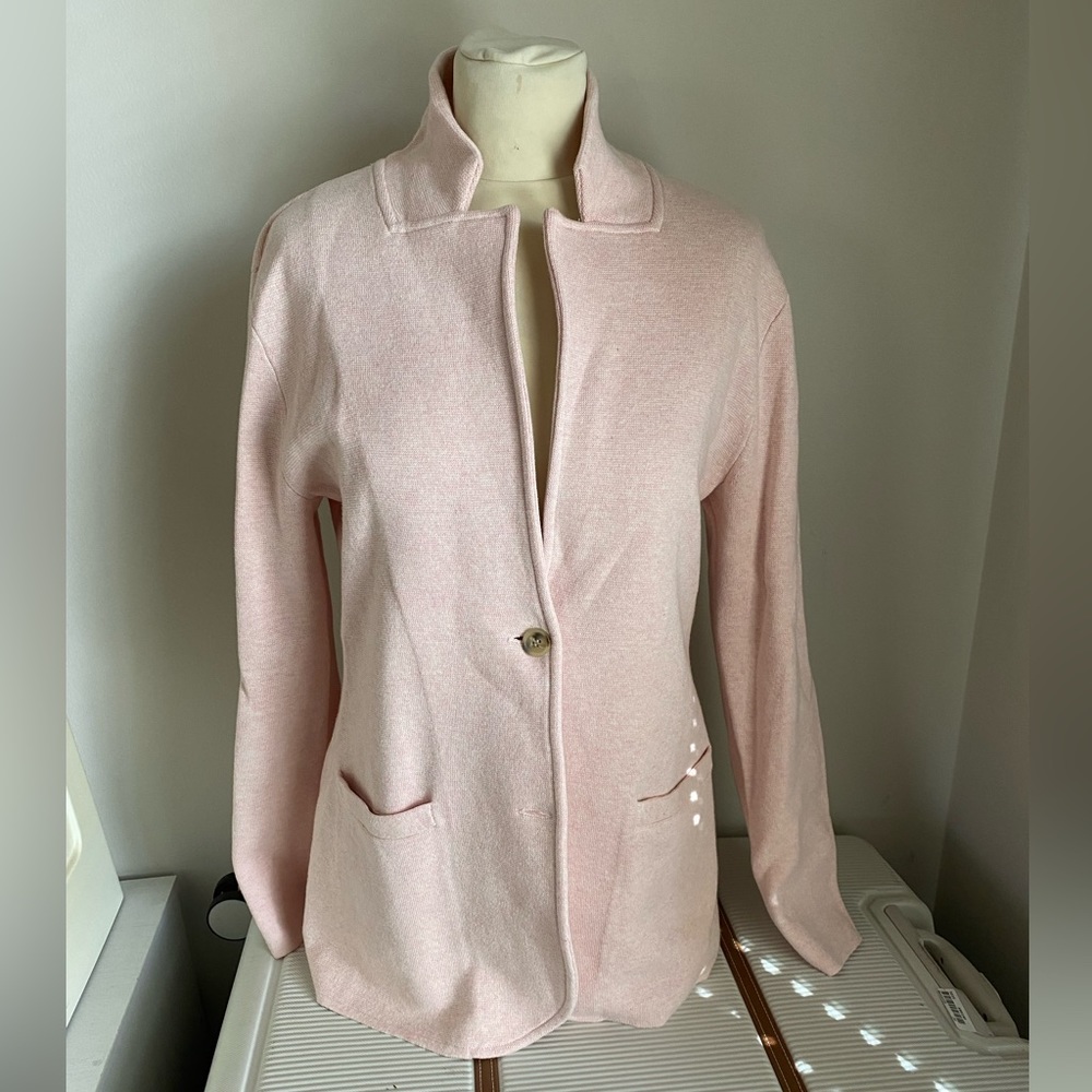 J. Crew Schoolboy Sweater Blazer Pink size M